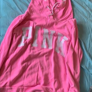 Pink hoodie
